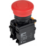 Кнопка "Грибок" без фиксации IEK MASTER d=22мм 1NO+1NC красная MI-BG60-11M-3-21-K04