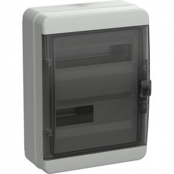 Корпус пластиковый IEK TEKFOR КМПн-24 IP65 черная прозрачная дверь TF5-KP72-N-24-65-K03-K02