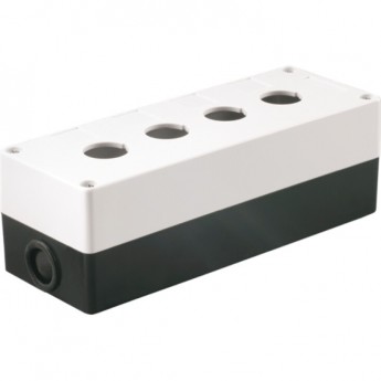 Корпус поста IEK КП104 для кнопок управления 4 места белый - BKP10-4-K01 Корпус поста IEK КП104 для кнопок управления 4 места белый - BKP10-4-K01