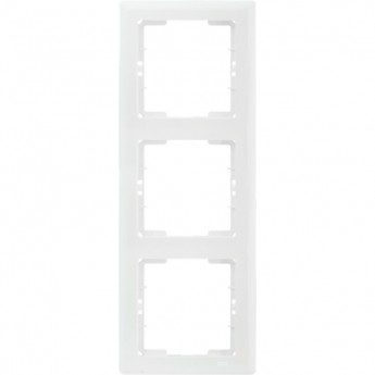 Рамка 3-местная вертикальная IEK РВ-3-ББ BOLERO белый - EMB31-K01 Рамка 3-местная вертикальная IEK РВ-3-ББ BOLERO белый - EMB31-K01