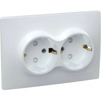 Розетка 4-местная для открытой установки РС24-2-ОБ без заземляющего контакта 10А IEK ОКТАВА белый ERO40-K01-10-DC Розетка 4-местная для открытой установки РС24-2-ОБ без заземляющего контакта 10А IEK ОКТАВА белый ERO40-K01-10-DC