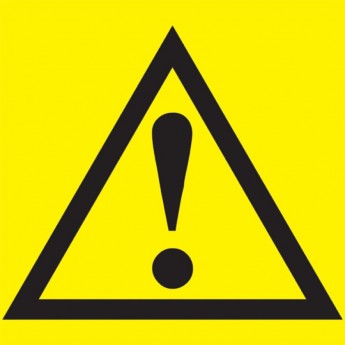 Самоклеящаяся этикетка IEK 150х150мм "Внимание опасность" - YPC20-VNOPS-2-010