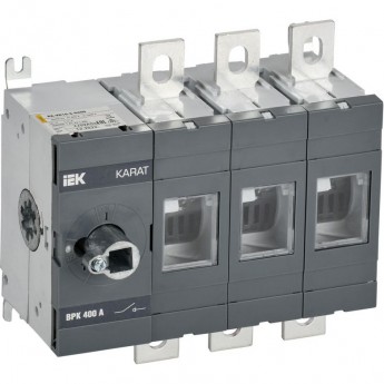 Выключатель-разъеденитель IEK KARAT ВРК KA-VR10-3-0400 без рукоятки 3п 400А Выключатель-разъеденитель IEK KARAT ВРК KA-VR10-3-0400 без рукоятки 3п 400А