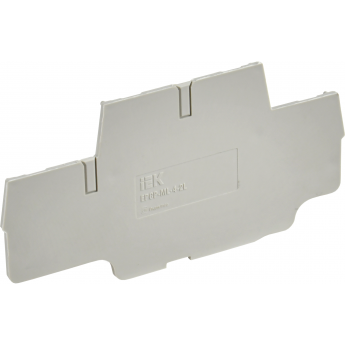 Заглушка IEK для CP-ML 2 ур. 4мм2 серая