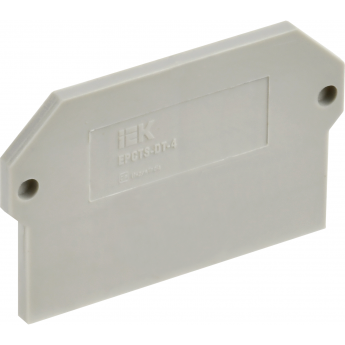 Заглушка IEK для CTS-DT 4мм2 серая